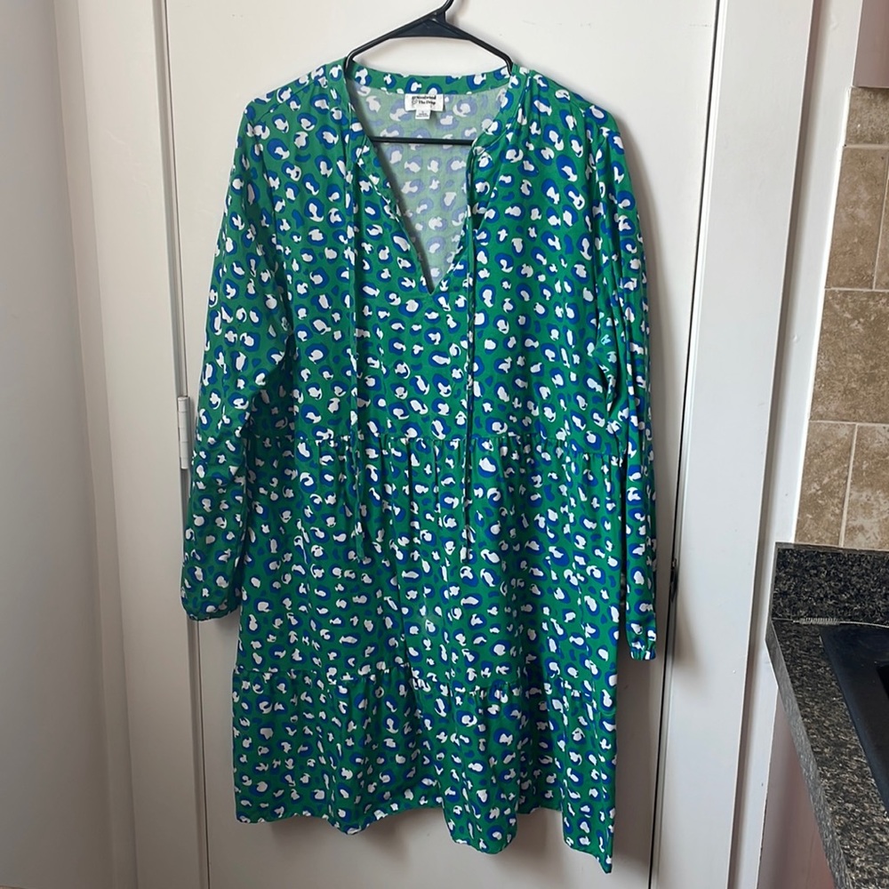 The Drop fun colored leopard print dress